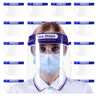 200 Packs Reusable Face Shield